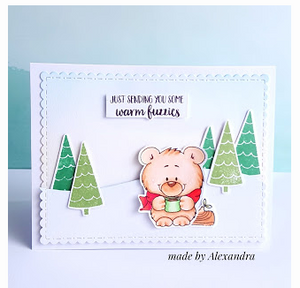 Warm Fuzzies 2x3 Clear Stamp Set - Clearstamps - Clear Stamps - Cardmaking- Ideas- papercrafting- handmade - cards-  Papercrafts - Gerda Steiner Designs