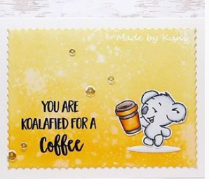 You're Koalafied 4x6 Clear Stamp Set - Clearstamps - Clear Stamps - Cardmaking- Ideas- papercrafting- handmade - cards-  Papercrafts - Gerda Steiner Designs