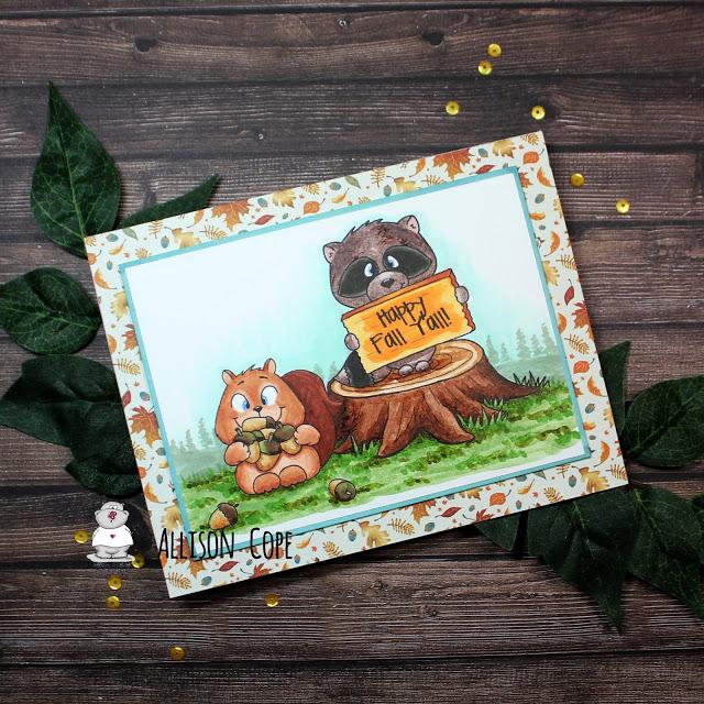 Happy Fall Y'all! Fun card by Allison Cope