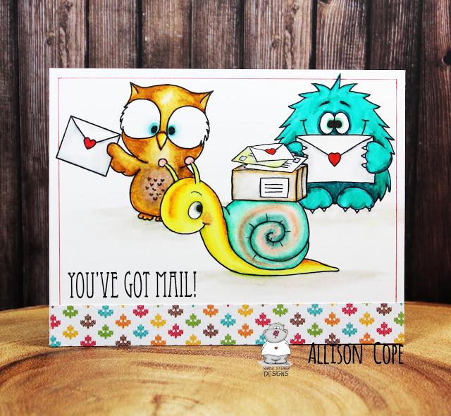 You've Got Mail! Fun card by Allison!
