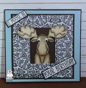 It moose be your Birthday - Card By Margreet