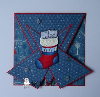 Two kitten in the stocking - Margreet