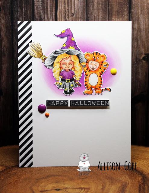 Halloween Kiddos - Card by Allison
