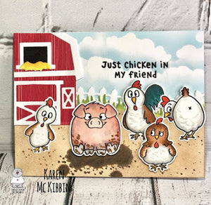 Chicken Scratch Friendship Card