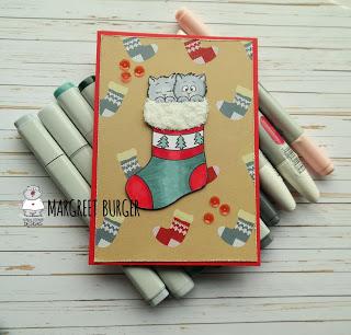 Two Kittens in the Stocking