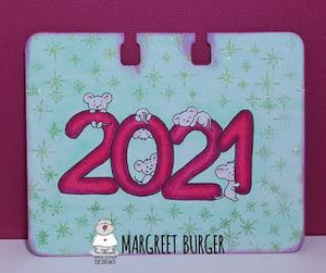Freebie 2021 card by Margreet