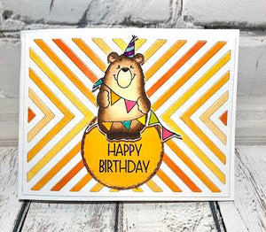 Birthday Bear Pop Up Box Card