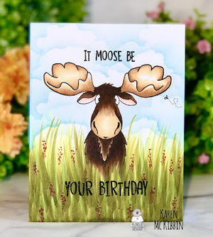 Moose Birthday Card by Karen