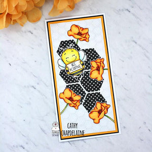 Bee Positive - Encouraging Card by Cathy!