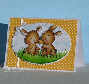 Stamp of the month - Spring bunny friends - Larissa
