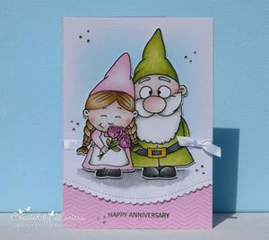 Stamp of the month - Gnome couple - Larissa