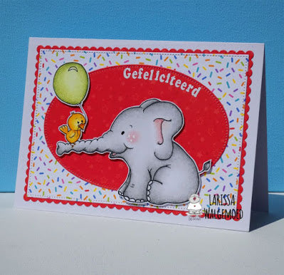 Elephant and bird - Larissa