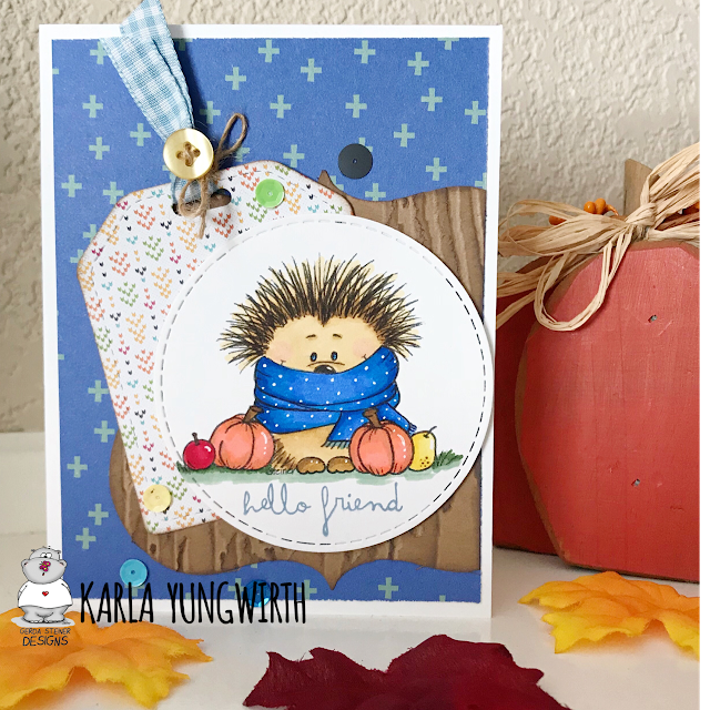Hedgehog Friend Card