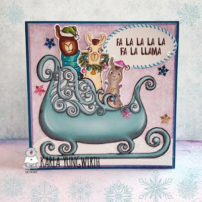 Fa-La-La-La Llamas Sleigh Ride with Karla