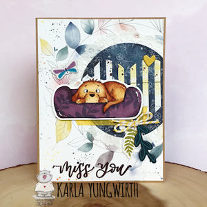 Miss You Puppy Card by Karla