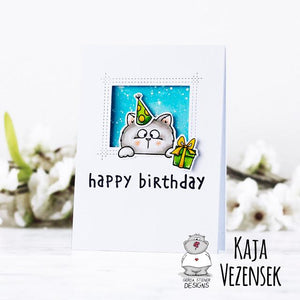 Cute birthday card with Kaja