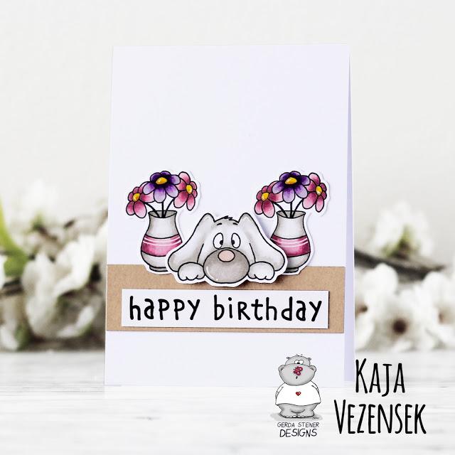 Birthday puppy with Kaja