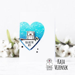 Owl in a heart with Kaja