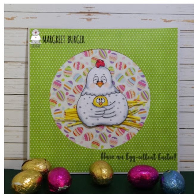 Chickmom Card by Margreet