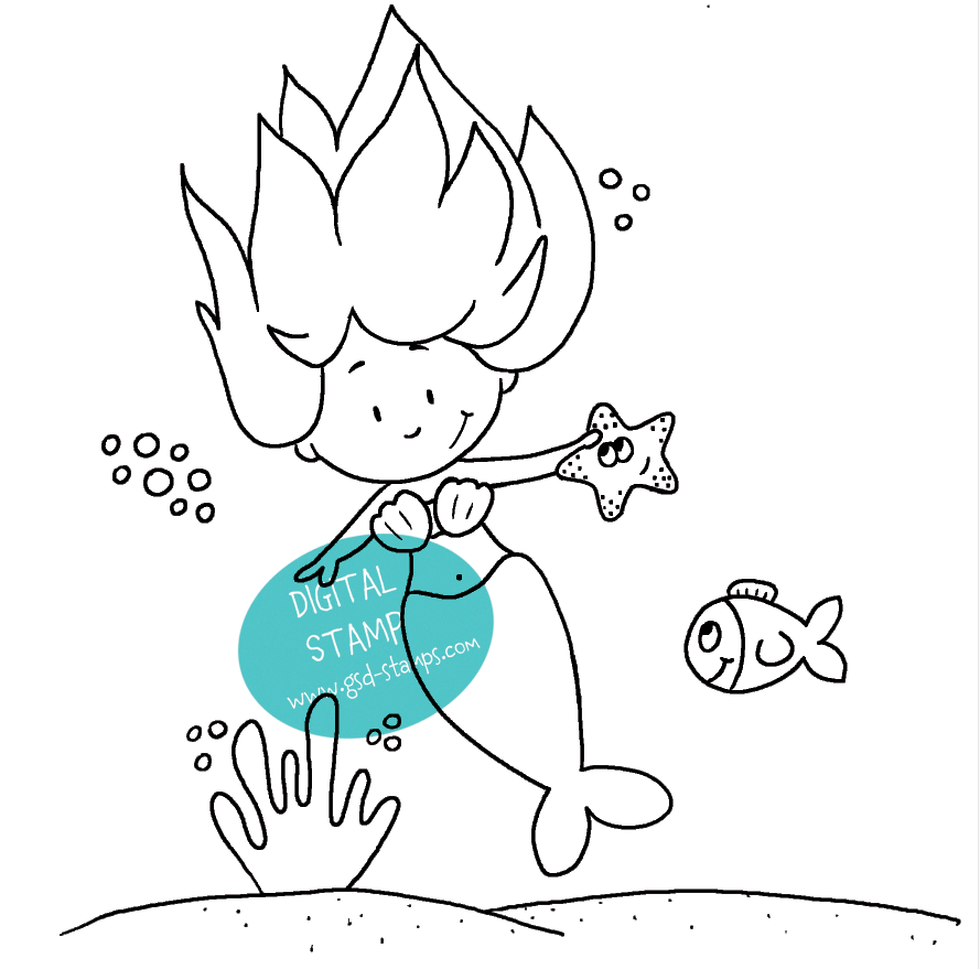 July's Challenge - Mermaid