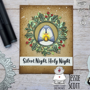 Digital Stamp Tutorial for a Silent Night!