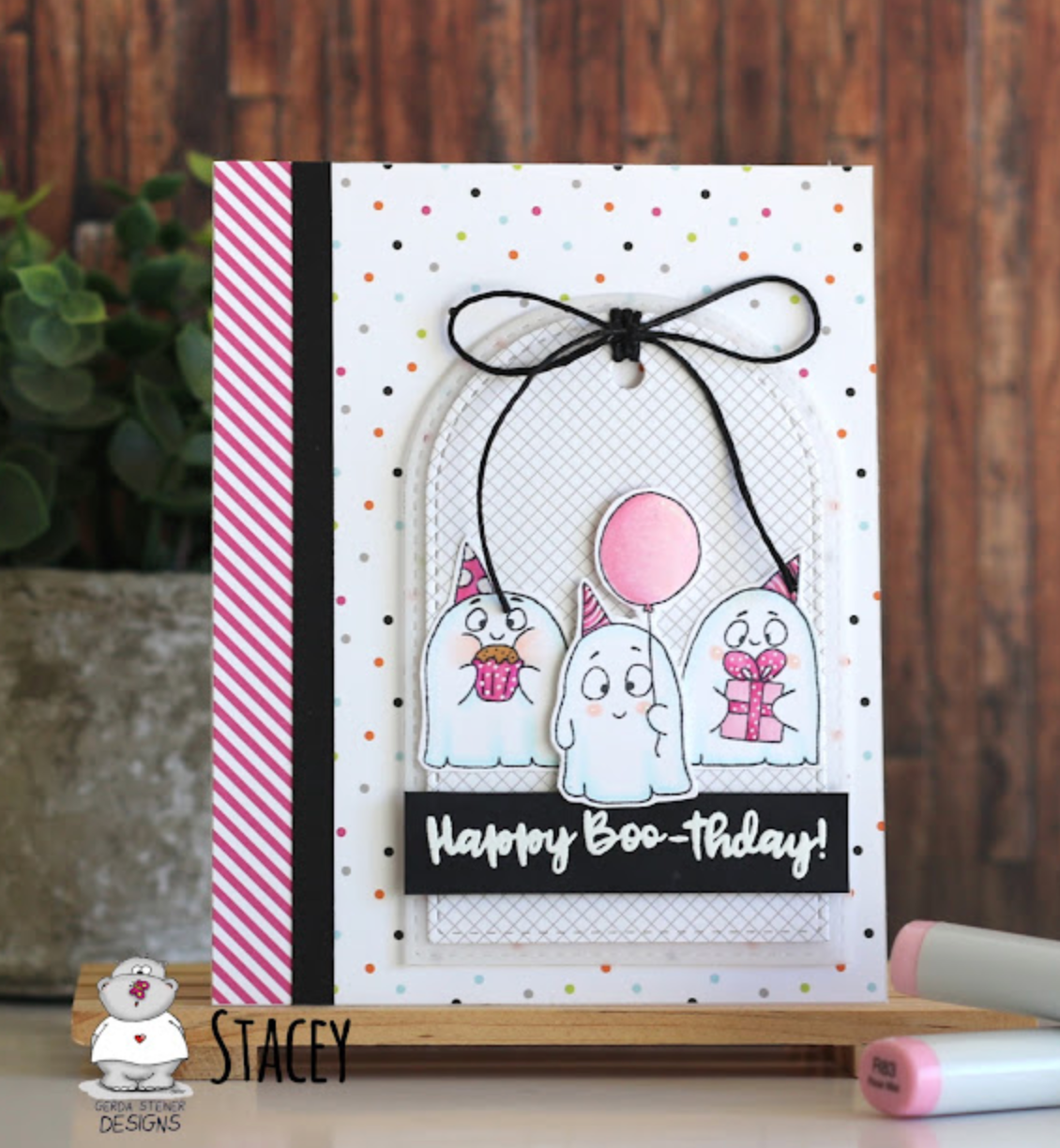 Happy Boo-Day Card by Stacey