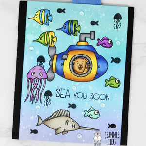 See You Soon - Fun interactive card by Jeannie
