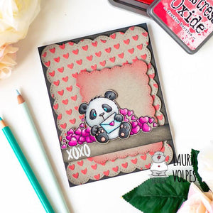 Valentine's Day Card feat Lovely Pandas with Laura