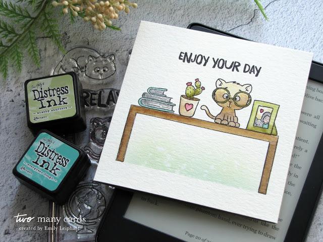 Guest Designers | VIDEOS + Giveaway | Two Many Cards Video Series featuring On the Bookshelf