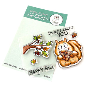 Nuts about you - Clear Stamp Set - GSD830