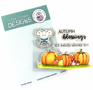 Pumpkin Mouse Clear Stamp Set