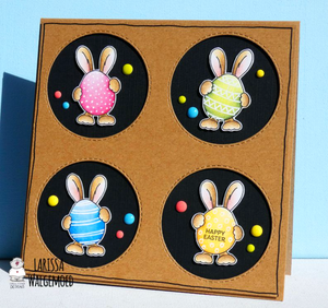 Bunny and Egg - Digital Stamp