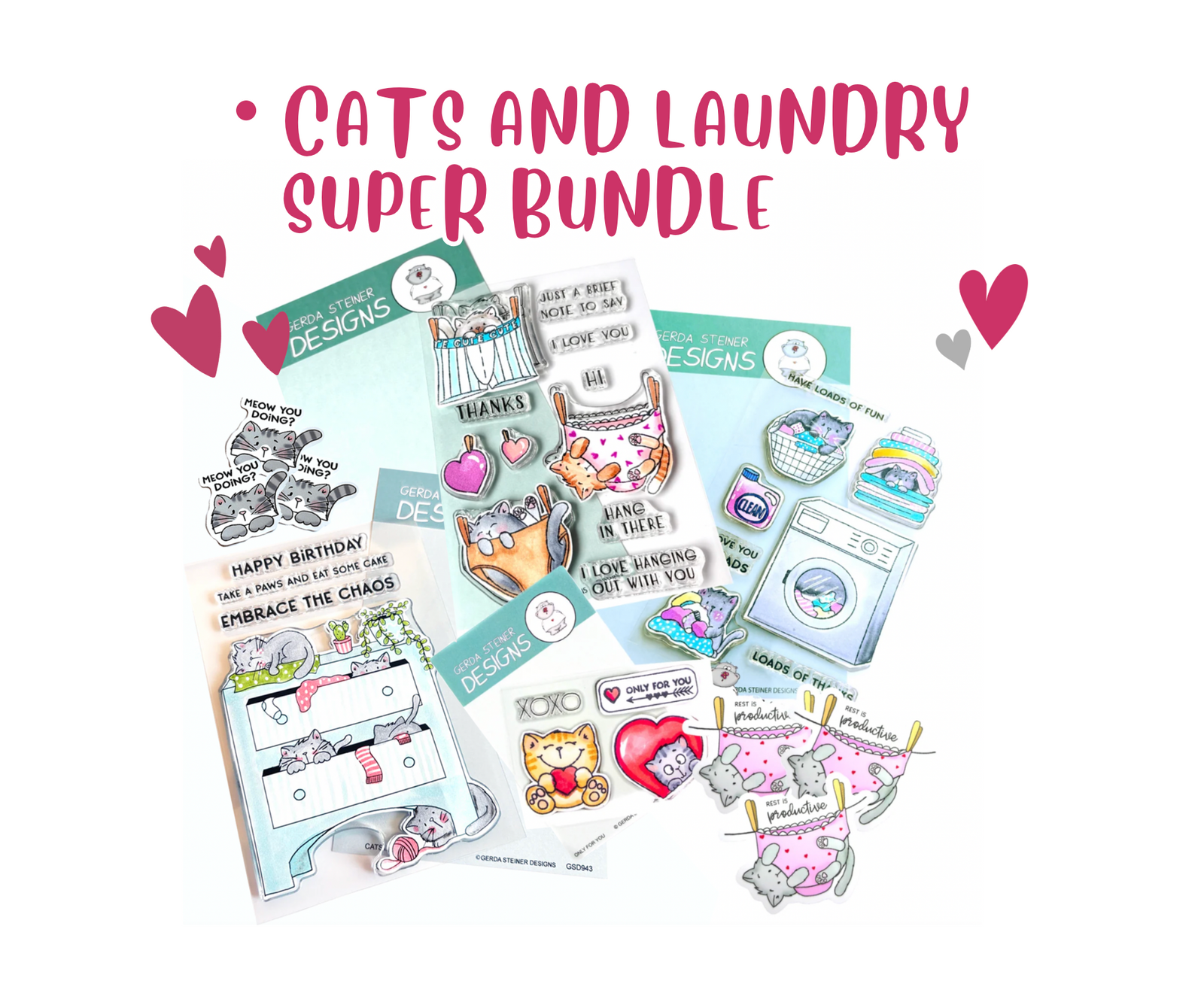 Cats & Laundry Super Bundle