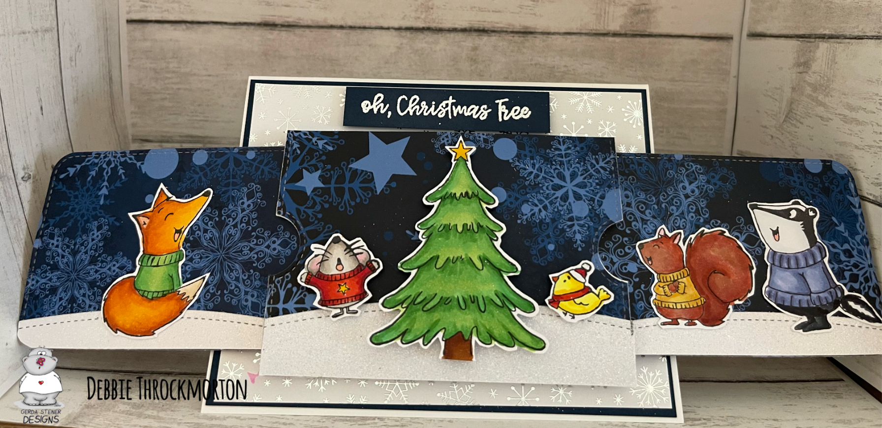 Caroling Woodland Friends - Clear Stamps - GSD873