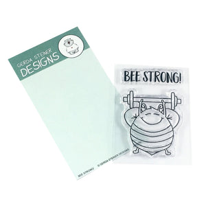 Bee Strong 2x3 Clear Stamp Set - GSD591