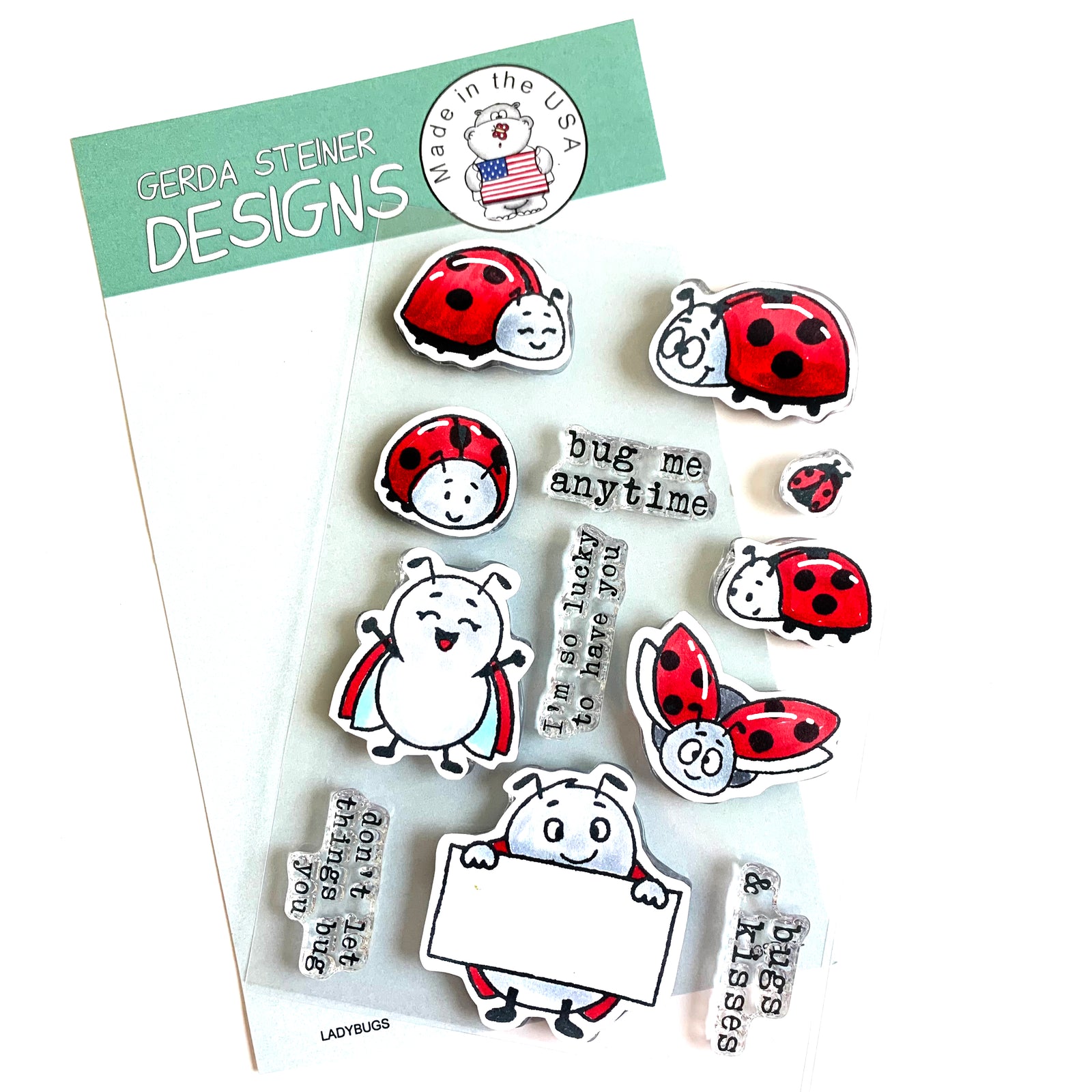 Ladybugs - 4x6 Clear Stamp - GSD752
