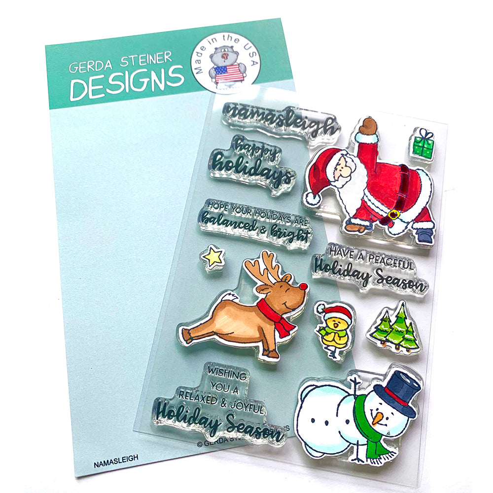 Holiday Friends Stamps & Dies Set