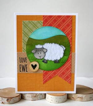 How are Ewe? 4x6 Clear Stamp Set - Clearstamps - Clear Stamps - Cardmaking- Ideas- papercrafting- handmade - cards-  Papercrafts - Gerda Steiner Designs