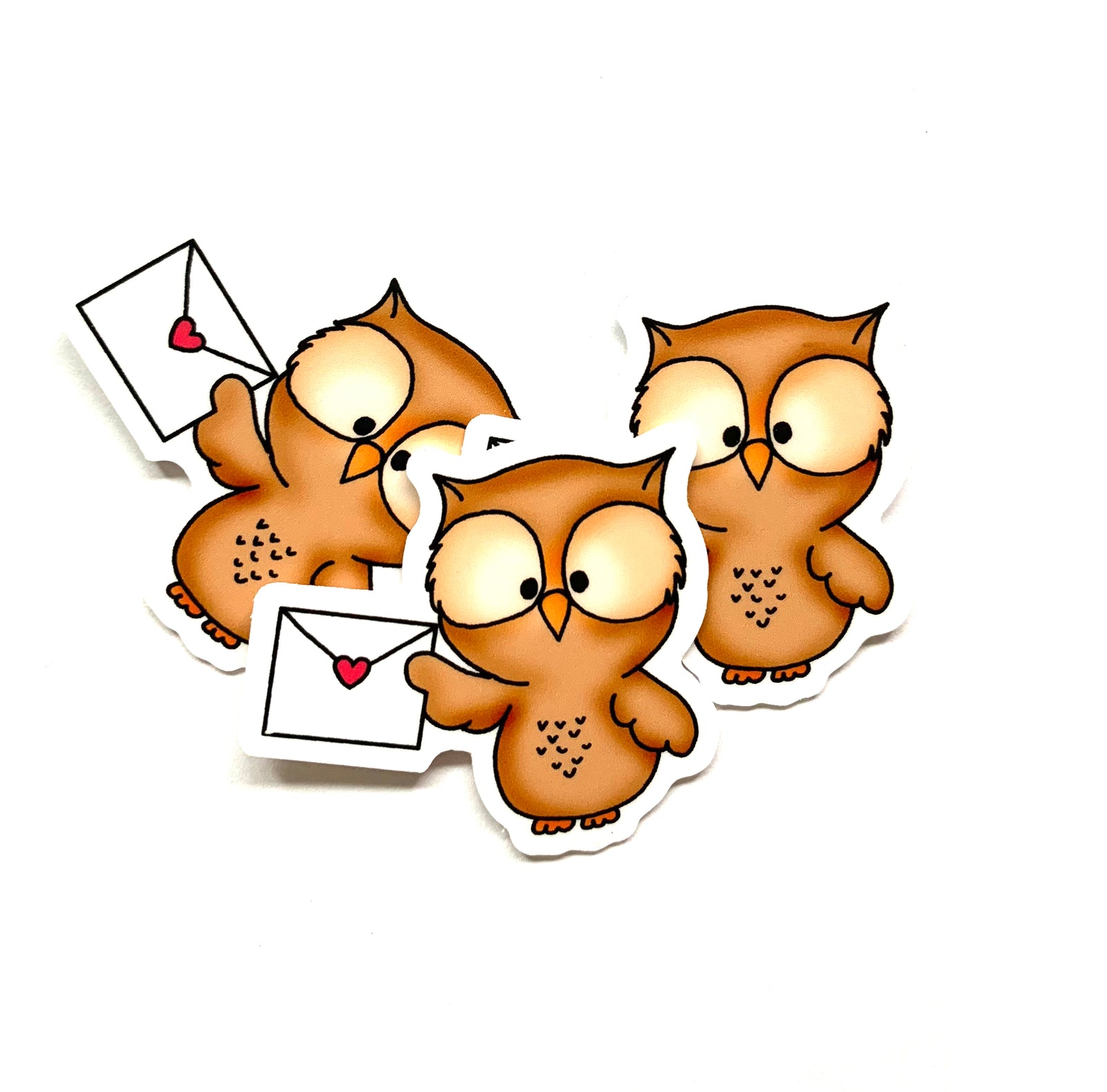 Cute Owl Sticker - Gerda Steiner Designs, LLC