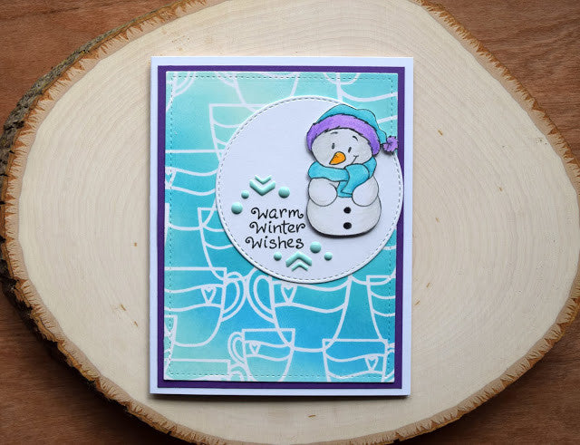 Snowman Friends 4x6 Clear Stamp Set - Clearstamps - Clear Stamps - Cardmaking- Ideas- papercrafting- handmade - cards-  Papercrafts - Gerda Steiner Designs