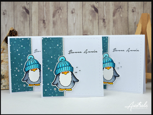 Long Time No See Penguin 3x4 Clear Stamp Set - Clearstamps - Clear Stamps - Cardmaking- Ideas- papercrafting- handmade - cards-  Papercrafts - Gerda Steiner Designs
