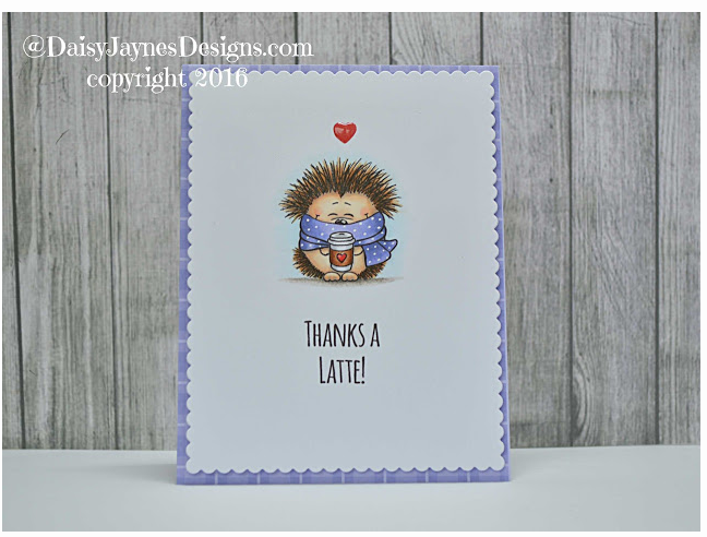 Coffee Hedgehog 2x3 Clear Stamp Set - Clearstamps - Clear Stamps - Cardmaking- Ideas- papercrafting- handmade - cards-  Papercrafts - Gerda Steiner Designs