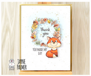 Foxes 4x6 Clear Stamp Set - Clearstamps - Clear Stamps - Cardmaking- Ideas- papercrafting- handmade - cards-  Papercrafts - Gerda Steiner Designs