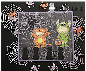 Halloween Kids Digital Stamp Bundle - Clearstamps - Clear Stamps - Cardmaking- Ideas- papercrafting- handmade - cards-  Papercrafts - Gerda Steiner Designs