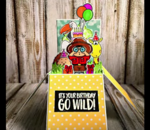 Go Wild! 4x6 Clear Stamp Set - Clearstamps - Clear Stamps - Cardmaking- Ideas- papercrafting- handmade - cards-  Papercrafts - Gerda Steiner Designs