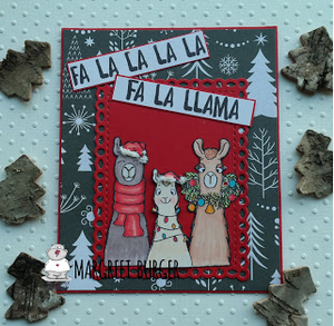 Fa -la-la-la-Llamas - Clearstamps - Clear Stamps - Cardmaking- Ideas- papercrafting- handmade - cards-  Papercrafts - Gerda Steiner Designs