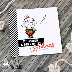 Smell like Christmas 4x6 Clear Stamp Set - Clearstamps - Clear Stamps - Cardmaking- Ideas- papercrafting- handmade - cards-  Papercrafts - Gerda Steiner Designs
