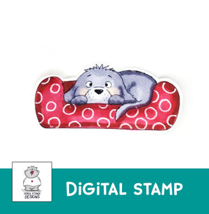 Miss you puppy! - Digital Stamp